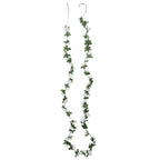 Vidaxl kerstslingers met bloemen 6 st 250 cm lente wit