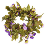 Vidaxl bloemenslingers 6 st 215 cm lichtpaars