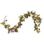 Vidaxl bloemenslingers 6 st 215 cm lichtpaars