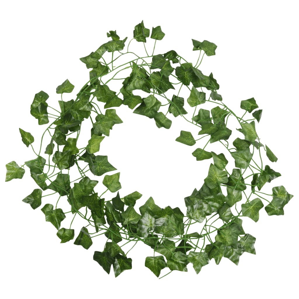 Vidaxl kerstslingers klimop 12 st 200 cm groen