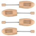 Vidaxl schoenspanners 2 paar maat 35-38 massief lotushout