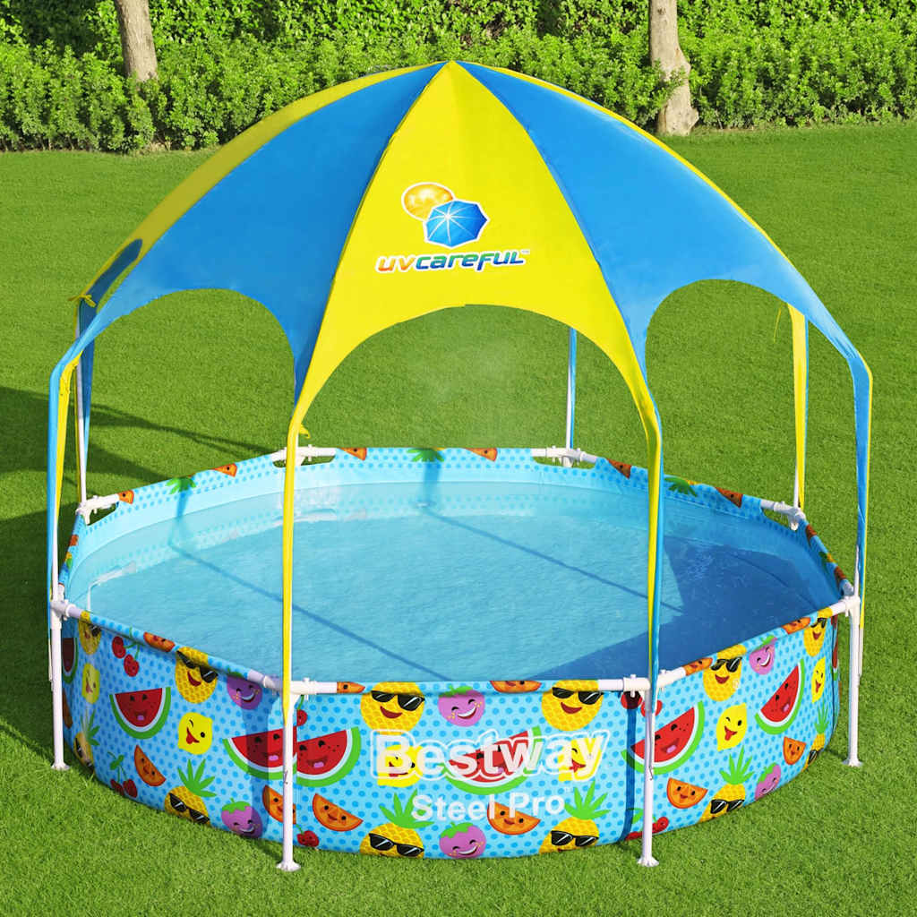Bestway steel pro kinderzwembad uv careful bovengronds 244x51 cm