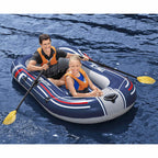 Bestway hydro-force opblaasboot met pomp en roeispanen blauw