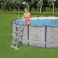 Bestway flowclear zwembadladder met 4 treden 122 cm