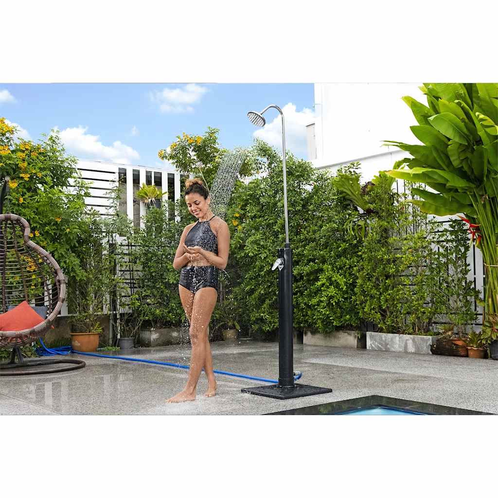 Bestway buitendouche solar flow 8 l zwart