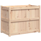 Vidaxl plantenbak 90x50x70 cm massief grenenhout