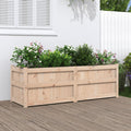 Vidaxl plantenbak 150x50x50 cm massief grenenhout