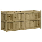 Vidaxl plantenbak 150x50x70 cm geïmpregneerd grenenhout