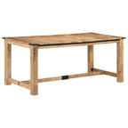 VidaXL Eettafel 180x90x75 cm massief mangohout