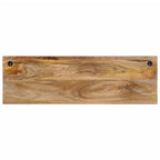 Vidaxl wandkapstok met 5 haken massief mangohout