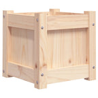 Vidaxl plantenbak 31x31x31 cm massief grenenhout