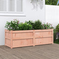 Vidaxl plantenbak 150x50x50 cm massief douglashout