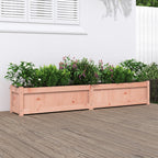 Vidaxl plantenbak 180x31x31 cm massief douglashout