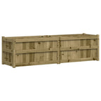 Vidaxl plantenbak 180x50x50 cm geïmpregneerd grenenhout