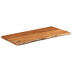 VidaXL Wastafelblad rechthoekig 120x60x2,5 massief acaciahout