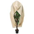 Vidaxl plantenhoezen met ritssluiting 2 st 70 g m² 3,93x3,5 m