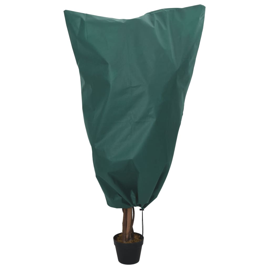 VidaXL Plantenhoezen met trekkoord 8 st 70 g m² 0,8x0,8 m