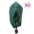 Vidaxl plantenhoezen met ritssluiting 2 st 70 g m² 3,14x2,5 m