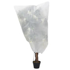 Vidaxl plantenhoezen met trekkoord 12 st 70 g m² 0,8x0,8 m