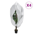 VidaXL Plantenhoezen met ritssluiting 4 st 70 g m² 3,93x3 m