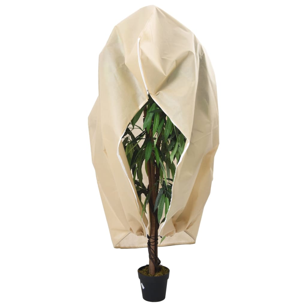 Vidaxl plantenhoezen met ritssluiting 10 st 70 g m² 2,36x2 m
