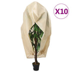 Vidaxl plantenhoezen met ritssluiting 10 st 70 g m² 3,93x3,5 m