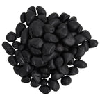 Vidaxl kiezelstenen gepolijst 2-5 cm 10 kg zwart