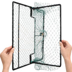 VidaXL Vogelval 50x40 cm staal groen