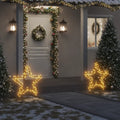 VidaXL Kerstverlichting met ster 115 LED's 85 cm