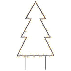 Vidaxl kerstverlichting kerstboom met grondpinnen 80 led's 60 cm