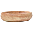 Vidaxl opzetwasbak ovaal 59x40x15 cm keramiek bruin