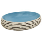 Vidaxl opzetwasbak ovaal 59x40x15 cm keramiek meerkleurig