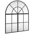 VidaXL Wandspiegel boog 60x70 cm ijzer zwart