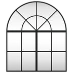 VidaXL Wandspiegel boog 60x70 cm ijzer zwart