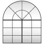 Vidaxl wandspiegel boog 100x110 cm ijzer zwart