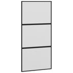 Vidaxl schuifdeur 102,5x205 cm gehard glas en aluminium zwart