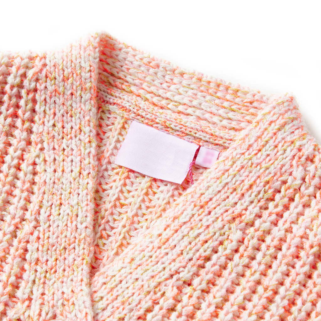 Vidaxl kindervest gebreid 116 gemengd roze