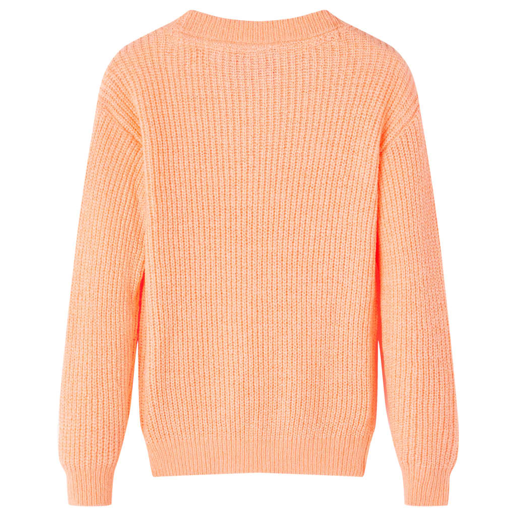 Vidaxl kindertrui gebreid 128 feloranje