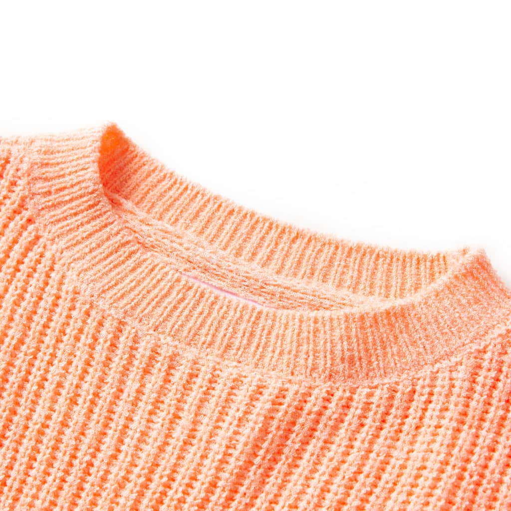 Vidaxl kindertrui gebreid 128 feloranje