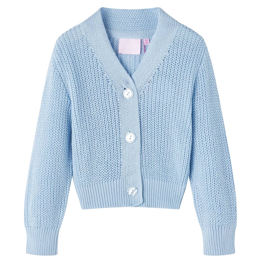 Vidaxl kindervest gebreid 98 blauw