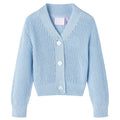Vidaxl kindervest gebreid 104 blauw