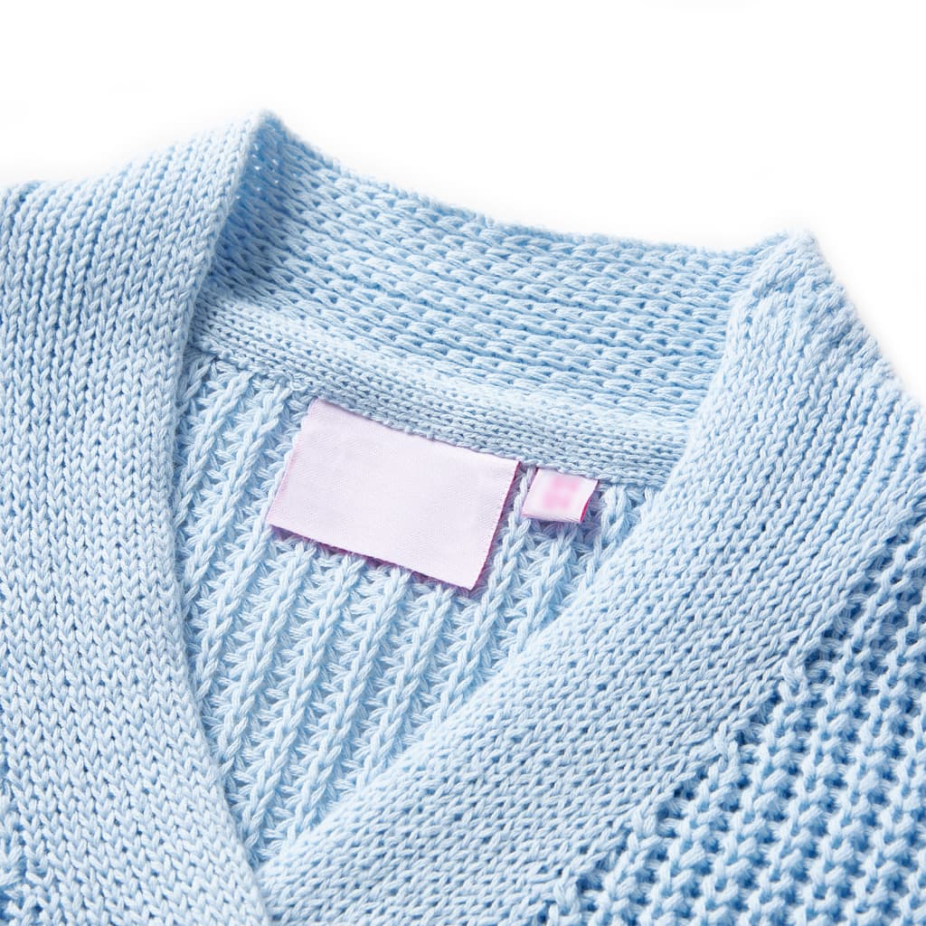 Vidaxl kindervest gebreid 104 blauw
