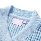 Vidaxl kindervest gebreid 116 blauw