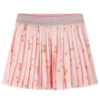 Vidaxl kinderplooirok 128 lichtoranje