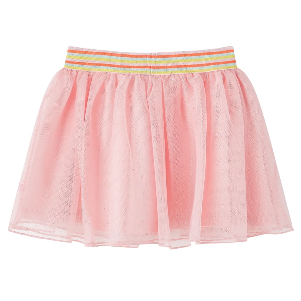 Vidaxl kinderrokje met tule 116 lichtroze