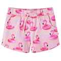 Vidaxl kindershorts met trekkoord 92 lichtroze