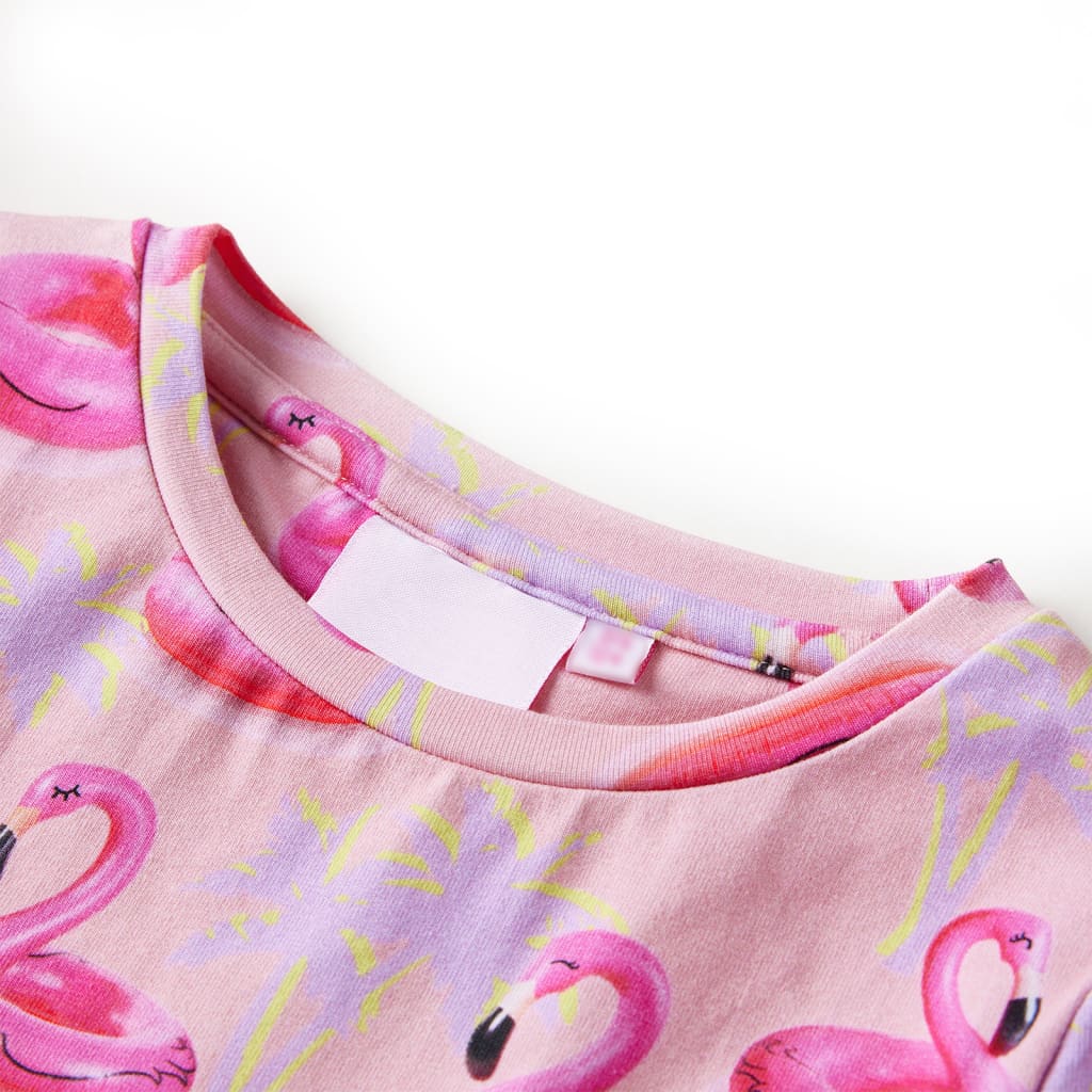 Vidaxl kinderjurk 128 lichtroze