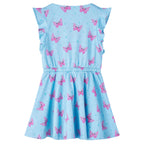 Vidaxl kinderjurk met knopen zonder mouwen 104 blauw