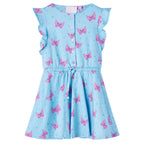 Vidaxl kinderjurk met knopen zonder mouwen 116 blauw