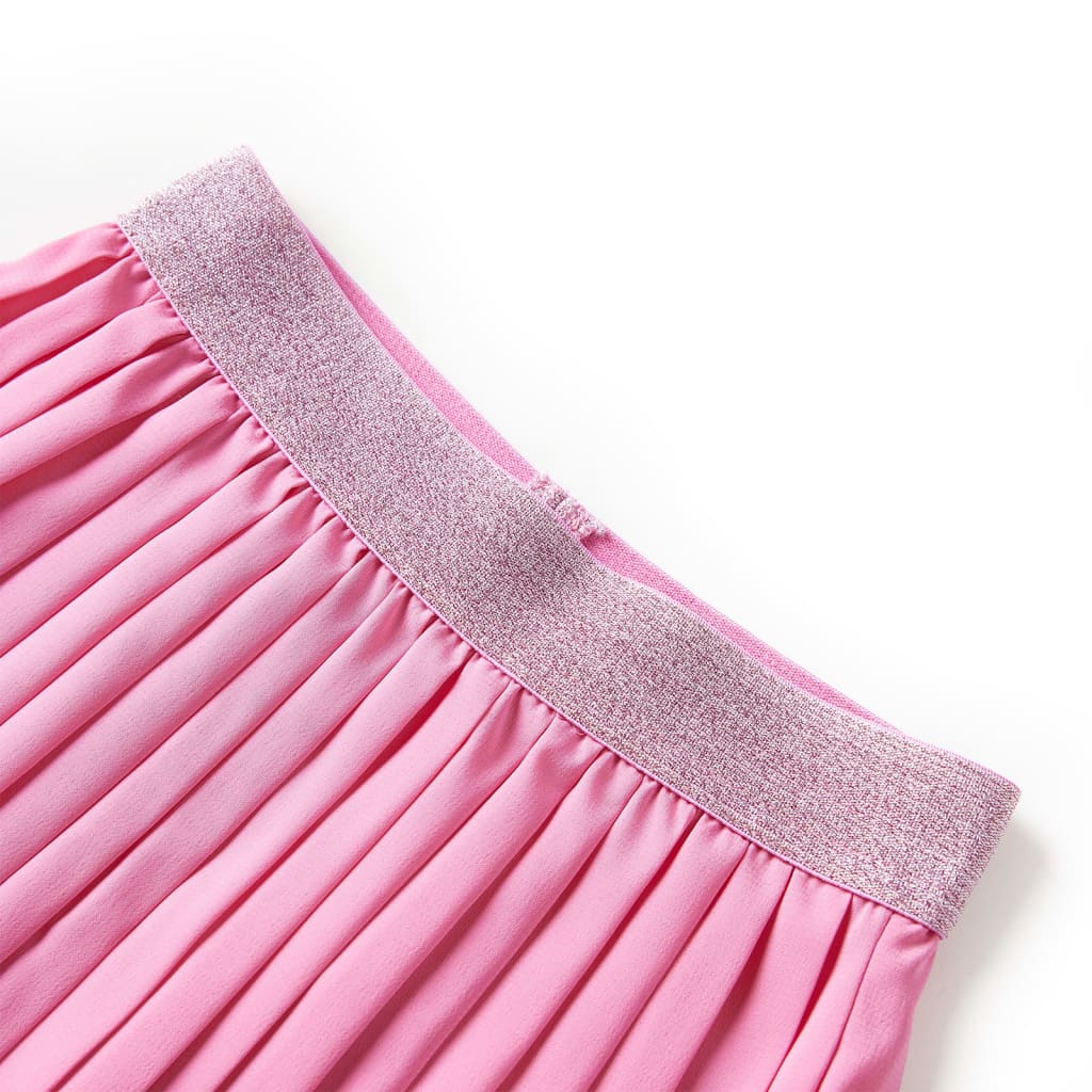 Vidaxl kinderplooirok 140 roze